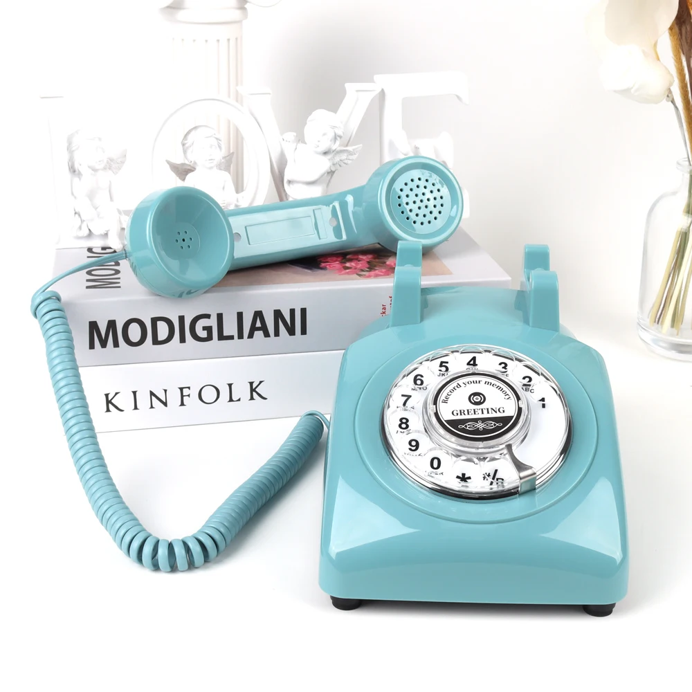 Chinese Vintage Audio Guestbook - Wedding Guestbook Phone to record custom voice messages for your wedding party