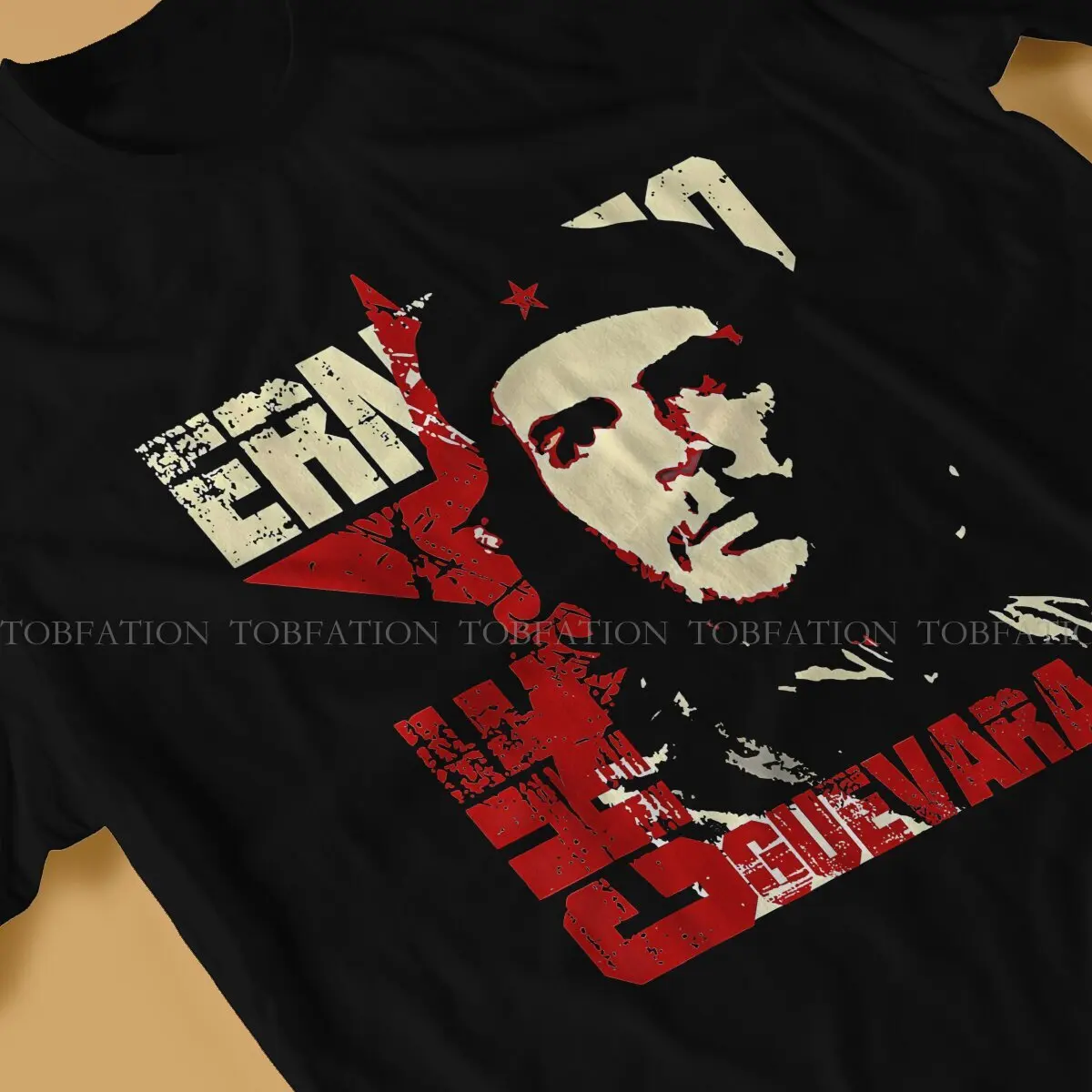 Che Guevara Ernesto Cuban Revolution Marxist TShirt Men Gothic Oversized Casual Crewneck Cotton T Shirt