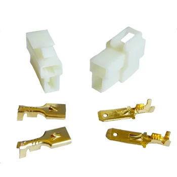 5Sets 6.3mm 2/3/4/6/8/9P Pin Way Elektrische Automotive Draad Connector Kits Mannelijke Vrouwelijke Socket Plug Terminal voor Motorfiets Auto