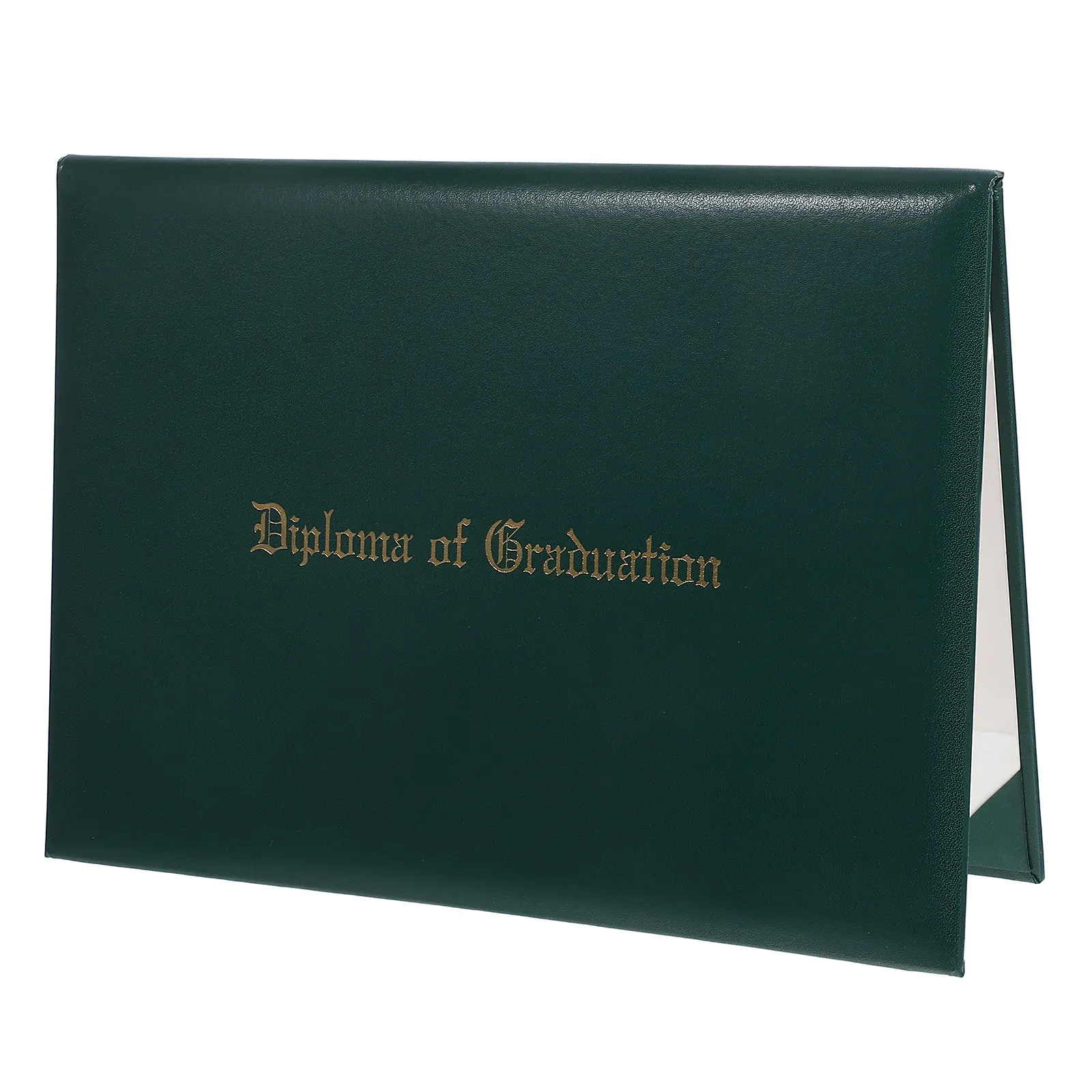 

Sleek PVC Sponge Diploma Folder with Satin Corners for Horizontal Vertical Certificates Degree Holder College Graduation