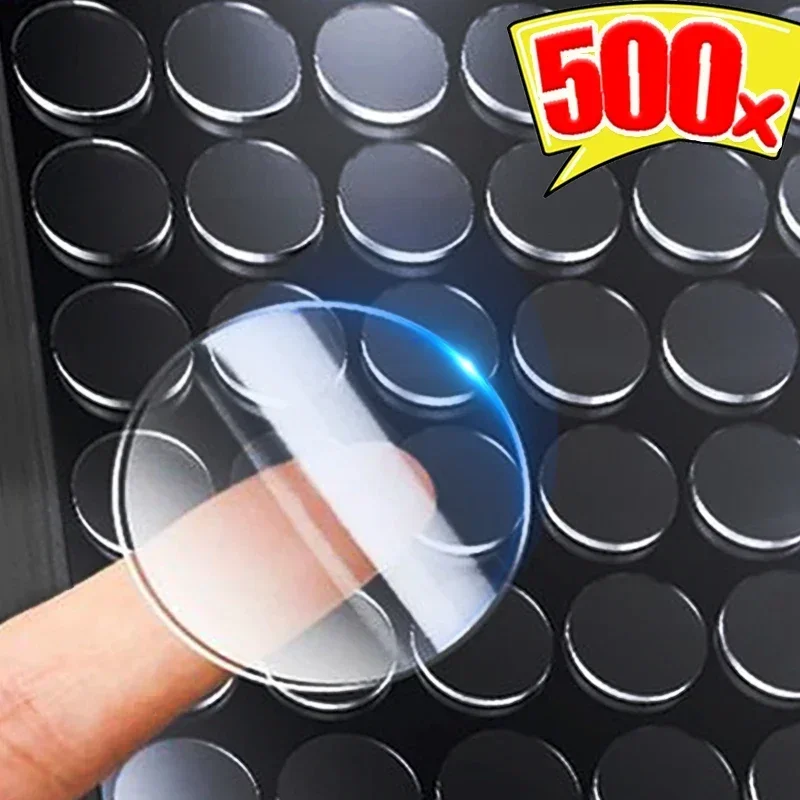 500/40PCS Double Sided Tape Adhesive Dots Fastener Strong Sticker for Blind Box Landscape Doll Foot Fixed Seamless Patch Tools