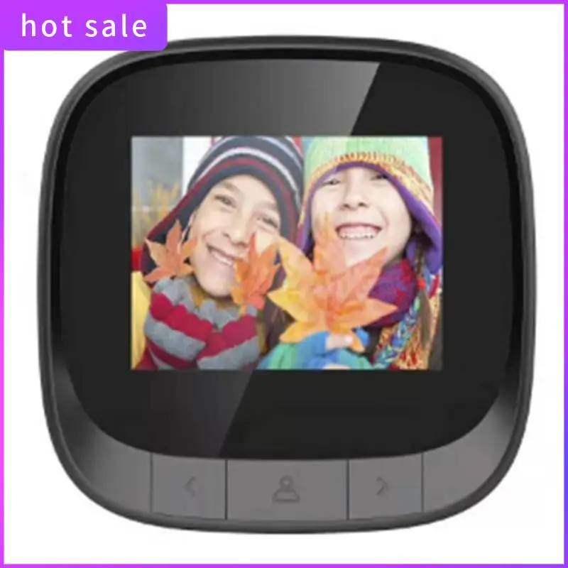 Photo-Smart Digital Door Viewer With 2.4-Inch LCD And IR Night Vision, Electronic Peephole Camera Recording