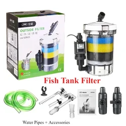 Aquarium Filter Ultra-quiet External Aquarium Water Pump Filter Barrel Fish Tank Filtro Aquario 110V-220V / HW-602 / HW-603