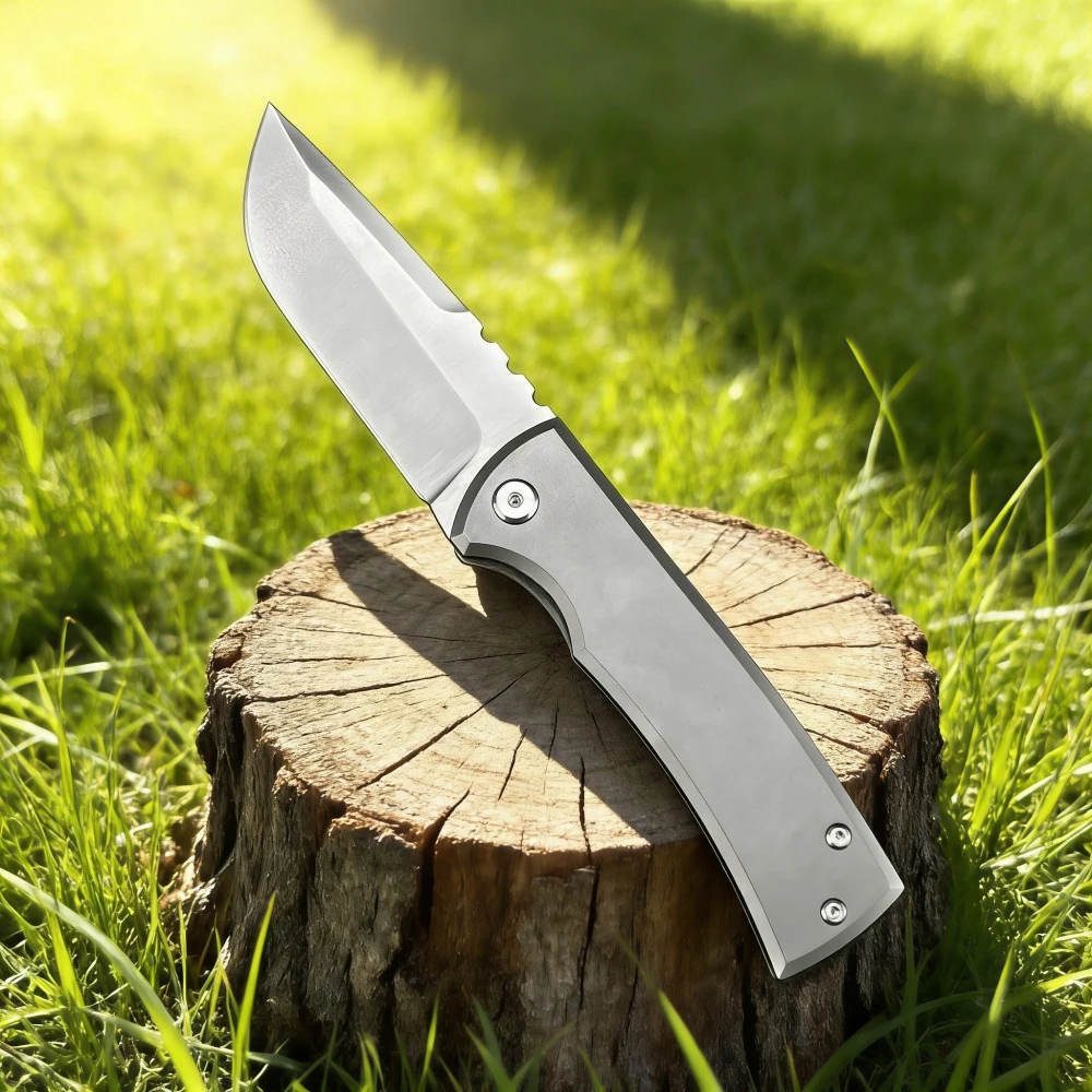 

Складной нож для приключений в джунглях с рукоятью из титанового сплава D2 высокой твердости, легкий, портативный, для активного отдыха, EDC, с клипсой