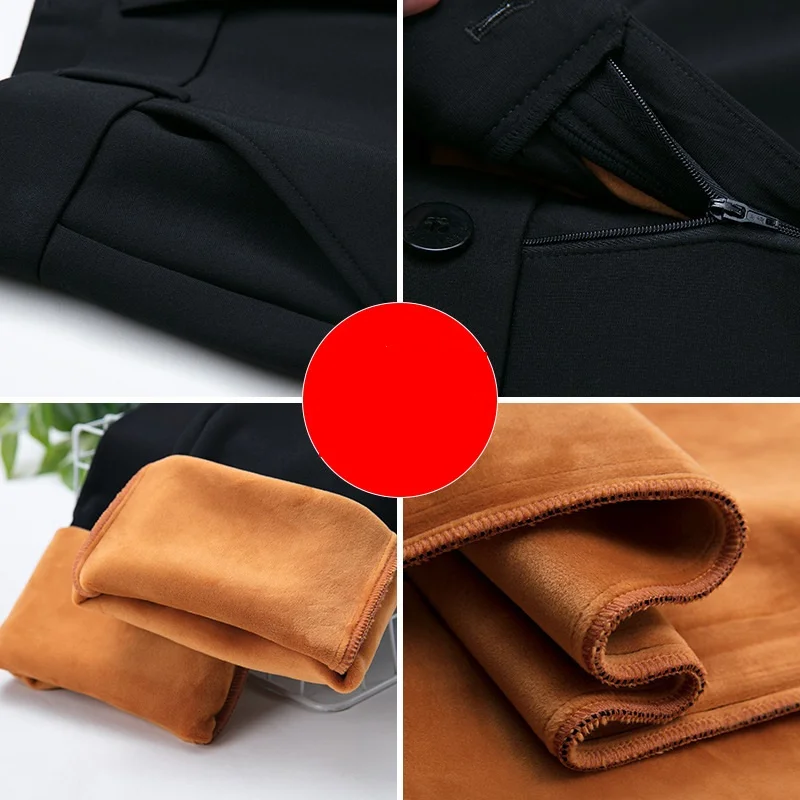 レディースカジュアルレギンス弾性ハイウエストワークパンツファットマンズボン通勤ドレスズボンストレートパンツ 10XL XT1534