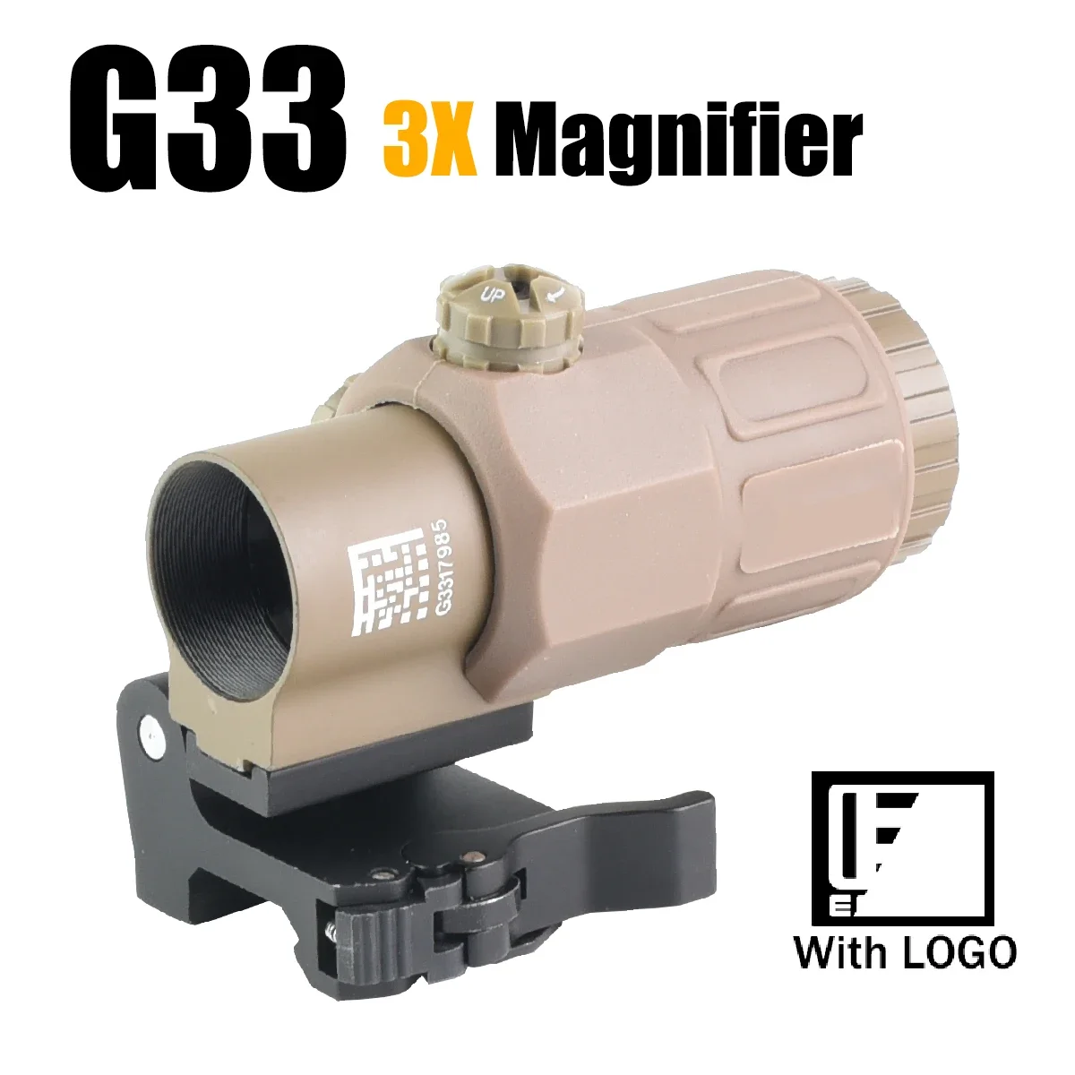 NONE 3X 5X Lupe Serie G33/G43/G45 Klappbare Seite Flip Lupen Jagd Combo Scopes Jagd Anblick verstärken W/Original Markierungen 6