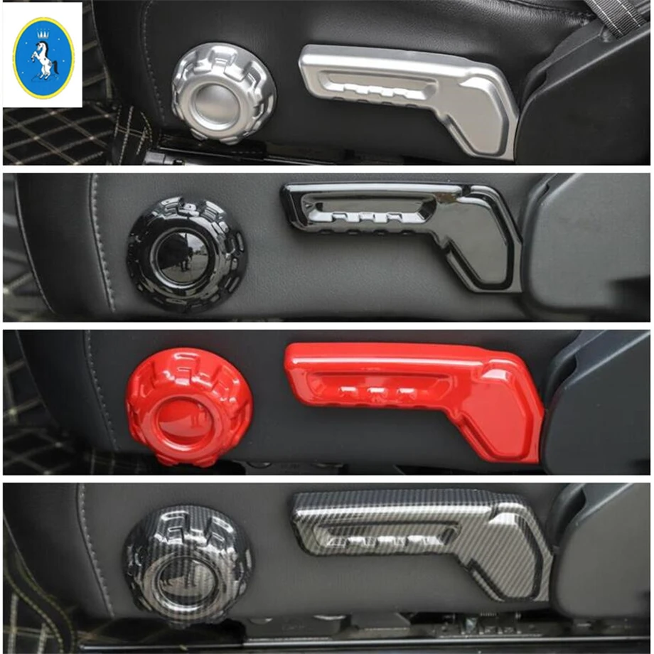 

Seat Adjustment Memory Button Switch Control Frame Cover Trim Fit For Jeep Wrangler JL 2018 - 2022 Car Interior Decoration Parts