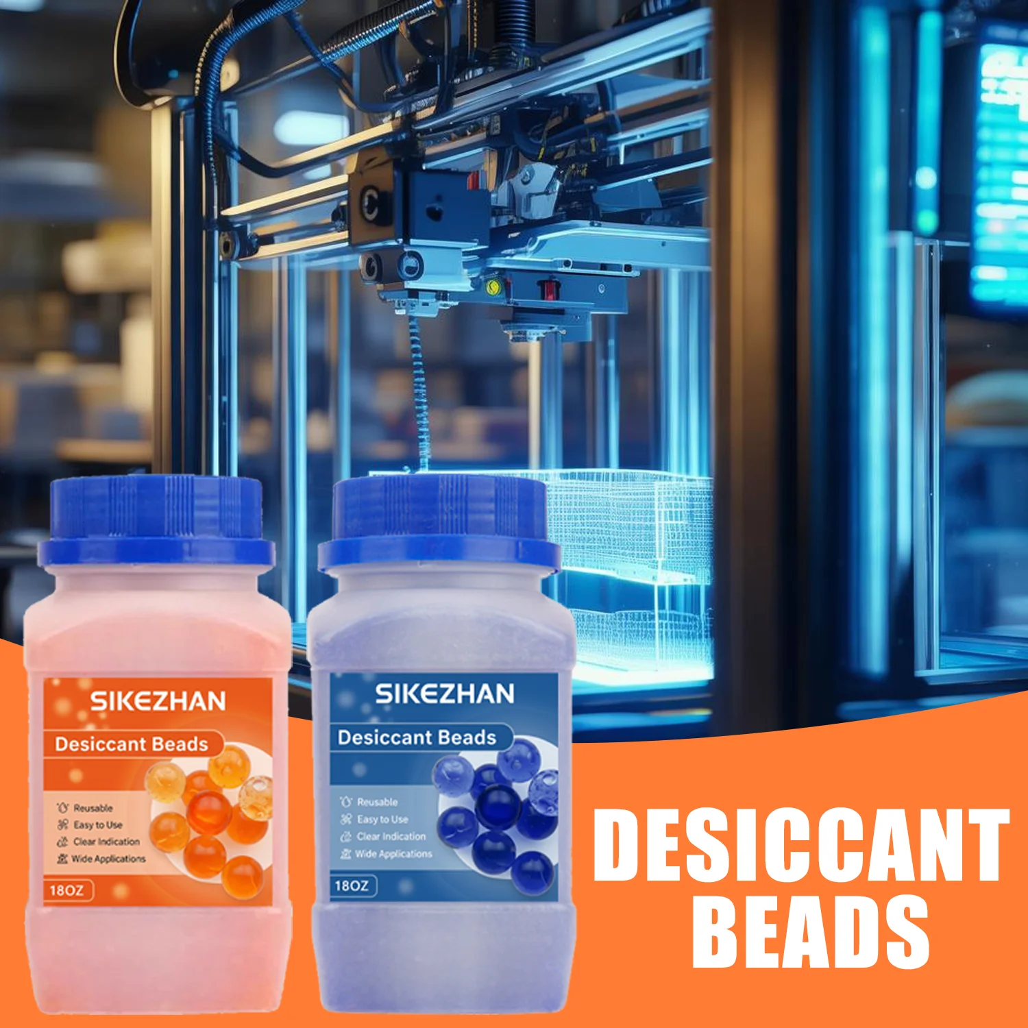 Reusable Silica Gel Waterproof Beads Moisture Absorber Electronic Product Desiccant Moisture Absorber Dehumidifie