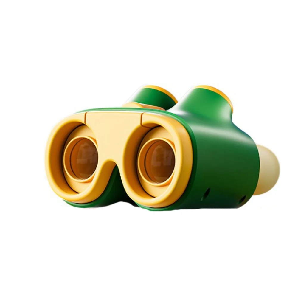 Plastic Children Binoculars Toy HD Magnifier High Magnification Portable Magnification Toy Science Exploration Cartoon