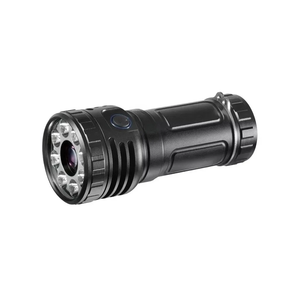 New  Pro Flashlight 12600 lumens Strong light torch Long Distance Beam 1300M Rechargeable Lantern Powerful Light