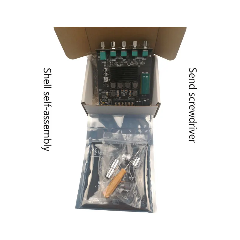 ZK-HT21/ZK-TB21 160WX2 + 220W TDA7498E 2.1ช่องบลูทูธดิจิตอลเครื่องขยายเสียงโมดูล DC15-36V High และ Low Tone ซับวูฟเฟอร์