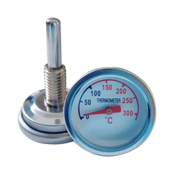 BBQ Thermometers Oven Thermometer Barbecue Charcoal Grill Mini Thermometers Gauge Kitchen BBQ Accessories Metal Material