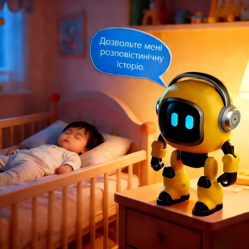 Deepseek AI Educatieve Robot voor Kinderen - Oekraïense Spraakinteractie, Intelligente Leer- en Dialoogrobot voor op het Bureau