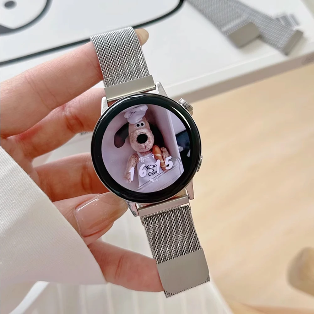 Correas de 18mm 22mm para HUAWEI WATCH GT 4 5 41mm 4/5 Pro 46mm 42mm correa de metal magnética pulsera HUAWEI watch 4-4 Pro Band