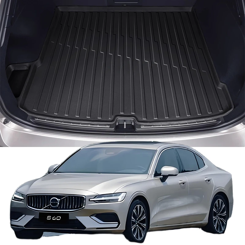 

Upgrade TPE Car Rear Trunk Mats Storage Pads Cargo Tray Dustproof Waterproof Protecion Cushion For Volvo S60 S60L 2011-2024
