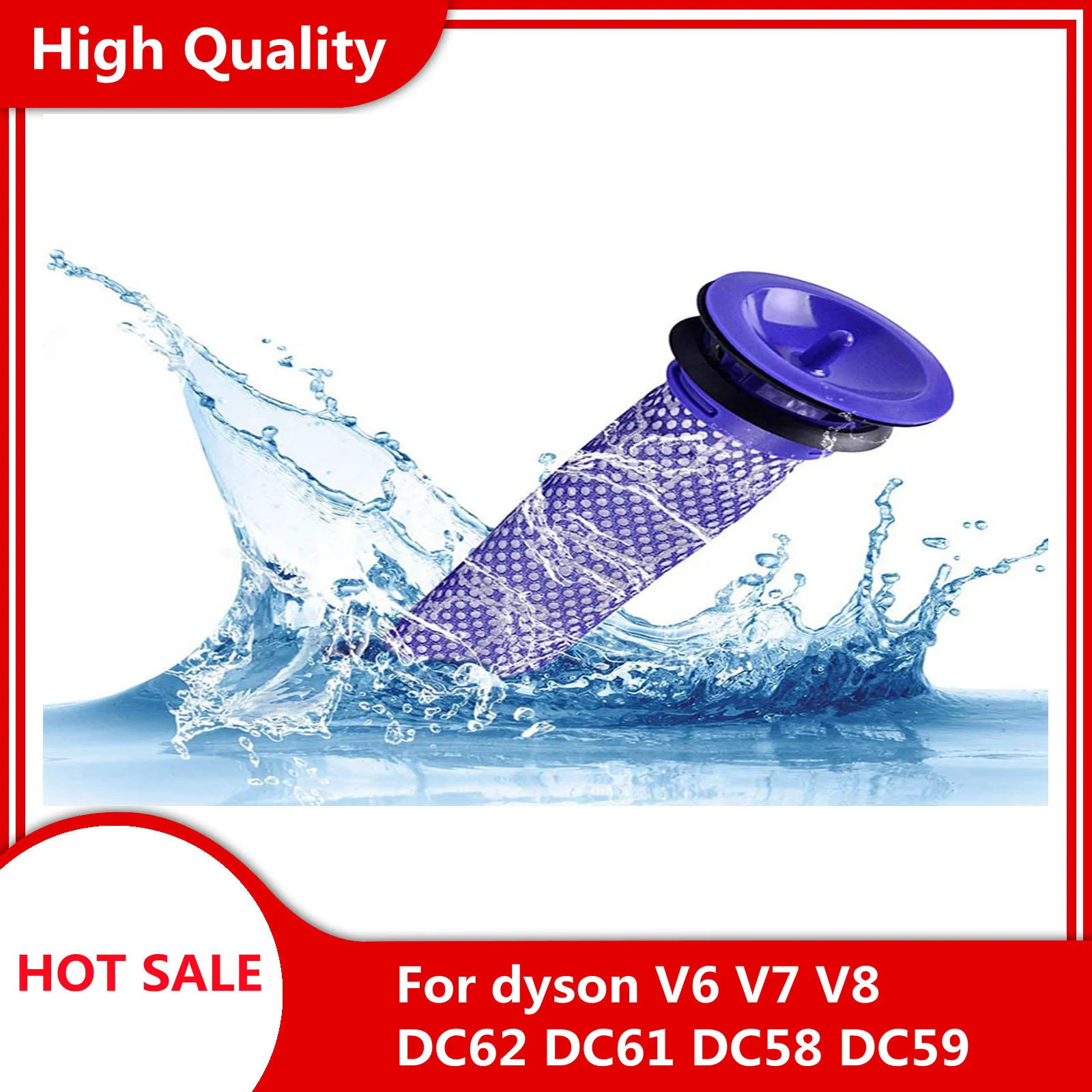 1 PC Filters Replaces for dyson v6 v7 v8 dc62 DC61 DC58 DC59 DC74 Vacuum Cleaner Filter Part # 965661-01 Fette Filter