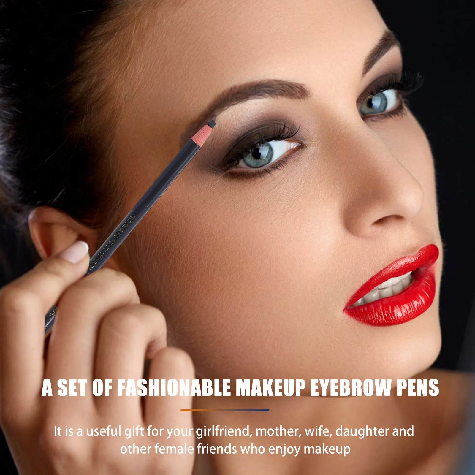 10 pièces crayon étanche stylo à sourcils Portable pour voyage maquillage quotidien outil de dessin des sourcils crayon outils de maquillage des sourcils