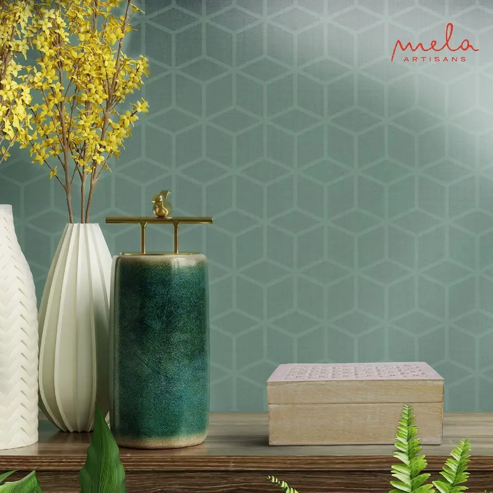 Large Whitewashed Mango Wood Memory Box with Hinged Lid - 9x6x3.5 Inches for Photos & Keepsakes