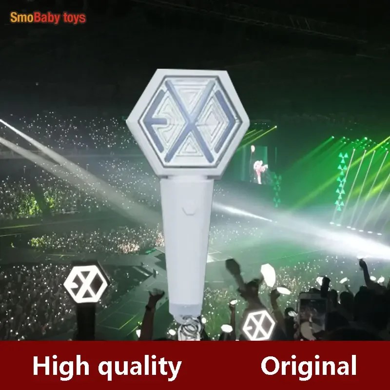 

Kpop EXO Mini Light Stick Keychains EXO-L Bang Ver3 Lights Keyrings Bag Pendants Fans Collections Gifts