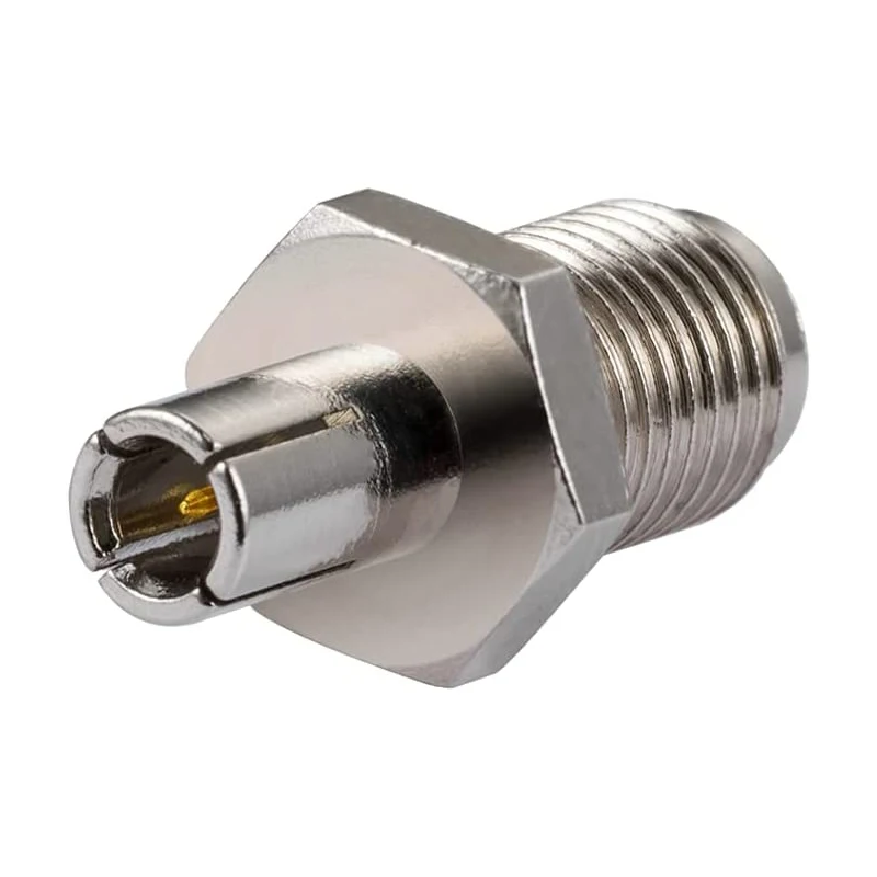 1 Stück RF-Koaxialadapter SMA-Buchse auf TS9-Koaxialstecker, vernickelte Verbindung. – Detail 4
