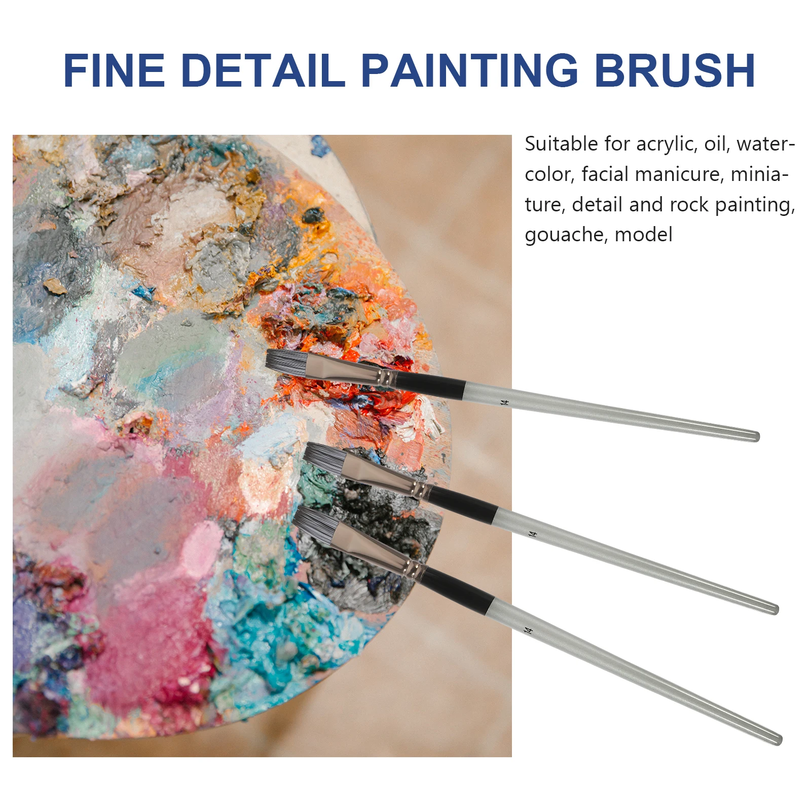 

1 set Premium Artist Paintbrush Set Round Watercolor Oil Acrylic Brushes For Student Professional Painting Multi-Purpose Face