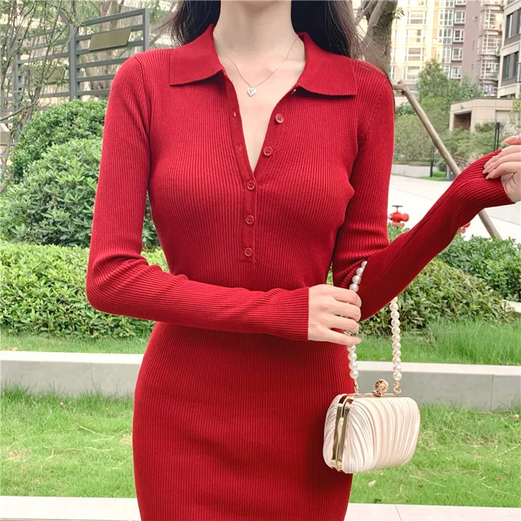 

6439 Бумажная кукла в гонконгском стиле, осень-зима 2024, новое облегающее платье с отложным воротником и открытой грудью