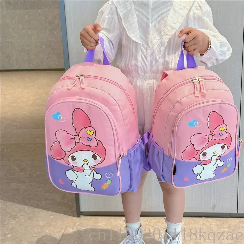 Sanrio Kuromi My Melody Children Backpack Cute Anime Cartoon School Bag Kindergarten Elementary Student
