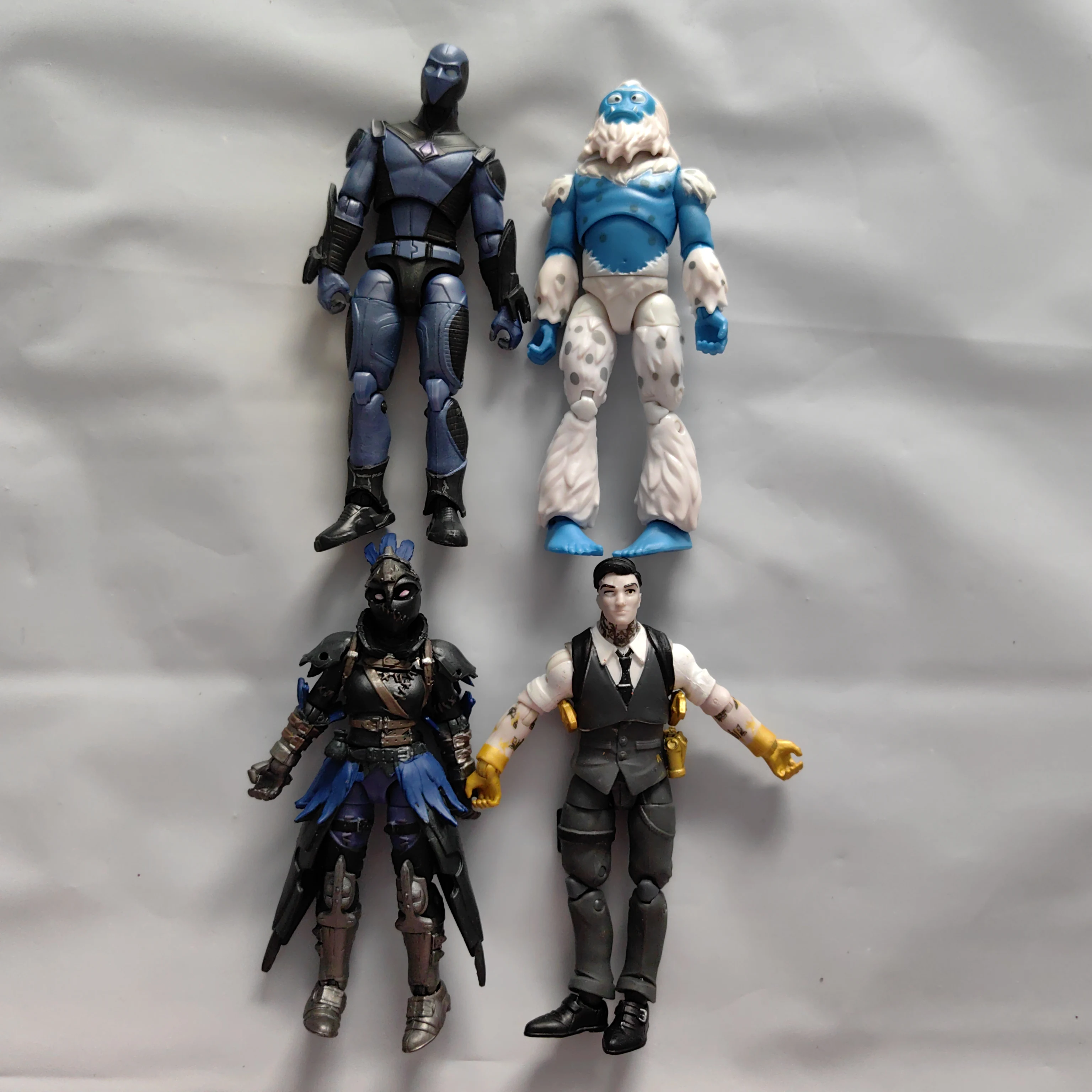 Figura frontal de fortaleza 1/18, estatua de muñeca de 3,75 pulgadas, colección hecha a mano