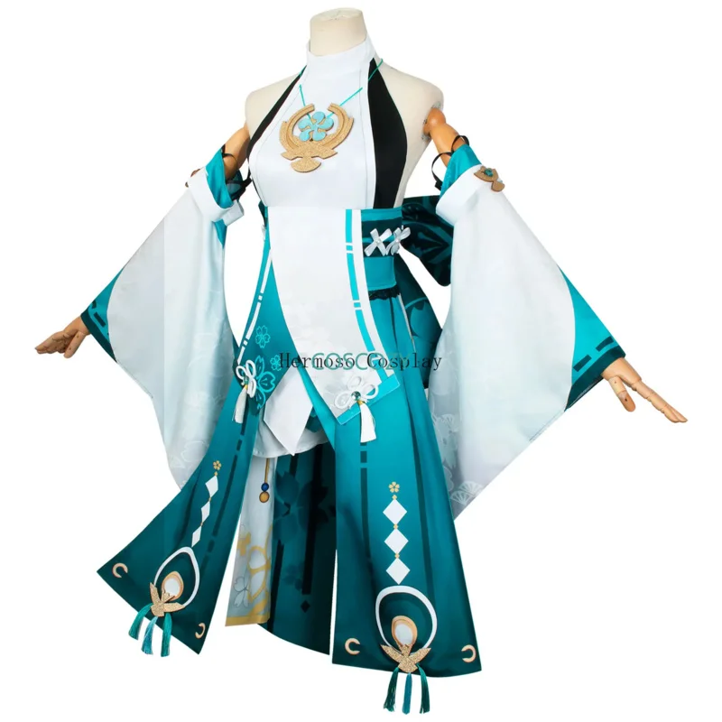 Новинка 2025 года, костюм для косплея Xiao Yae Miko Genshin The Impact, карнавальная конвенция для взрослых, униформа, парик, аниме-игры, костюмы на Хэллоуин