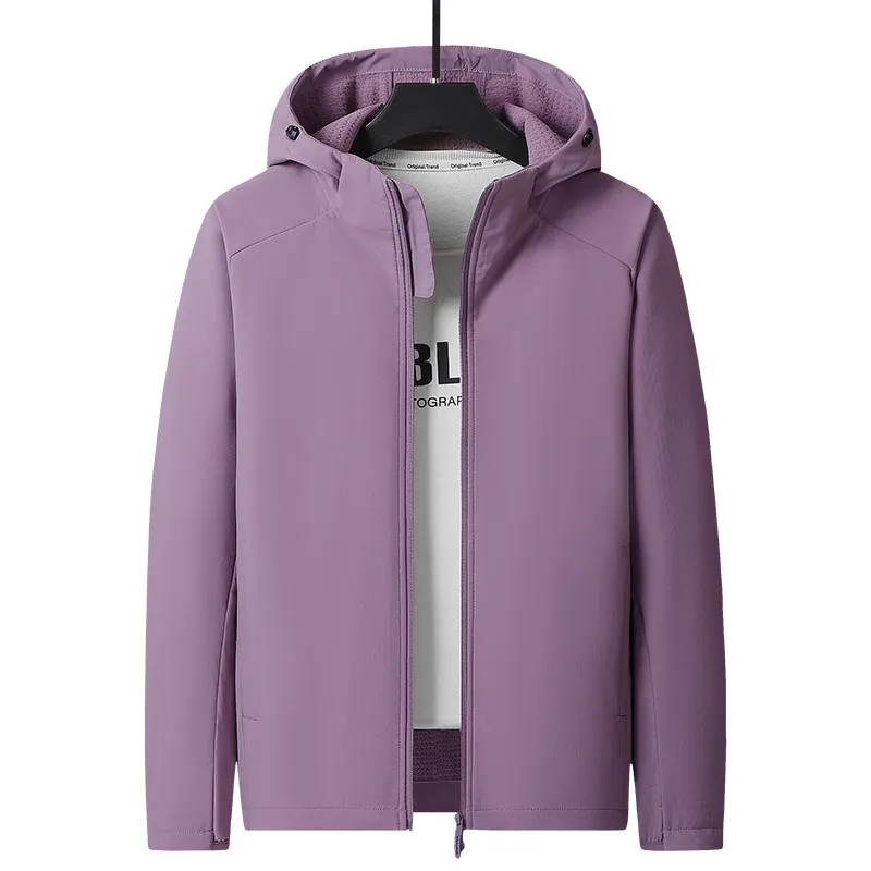 Chaqueta Americana para Hombre, Impermeable, Cortavientos, con Capucha, Informal, para Primavera y Otoño, Marca Faion, Prenda Exterior