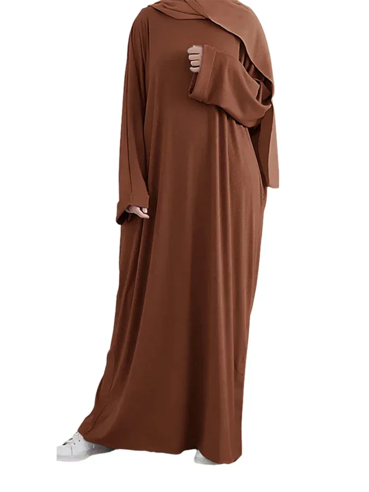 Abaya muçulmana para mulheres, abaya solta, vestidos longos modestos, kaftan marroquino, kaftan marroquino, robe de Turquia, outono