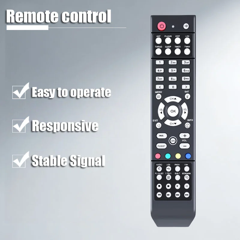 

Technomate HD TV Receiver Remote Control Compatible with TM-800HD TM800 HD TM-800 HD TM 800 HD Models