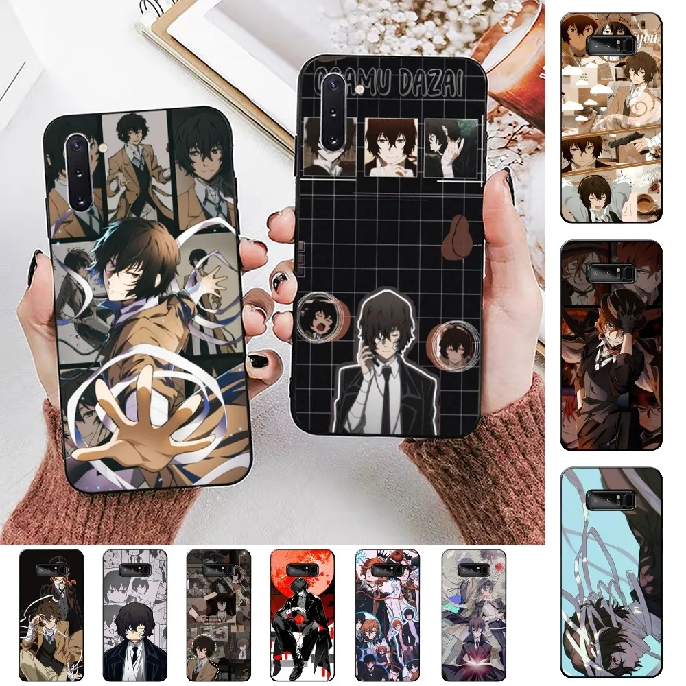 

Anime Bungou Stray Dogs Dazai Osamu Phone Case For Samsung Note 8 9 10 20 pro plus lite M 10 11 20 30 21 31 51 A 21 22 42 02 03