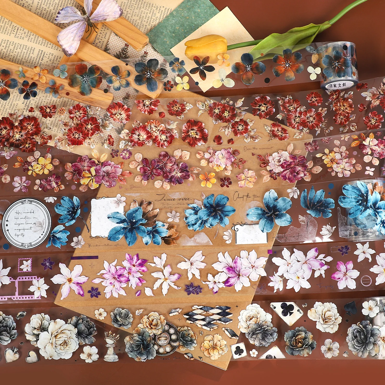 600Cm Vintage Flowe… - image