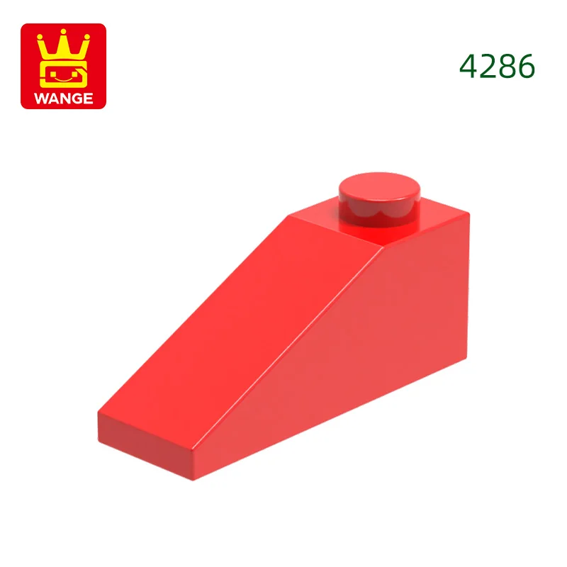 Wange 116 stks/partij 4286 1x3 Hellende Gebied Bouwstenen Moc Dak Accessoires Compatibel Met Schuine Bakstenen Kinderen Speelgoed Geschenk
