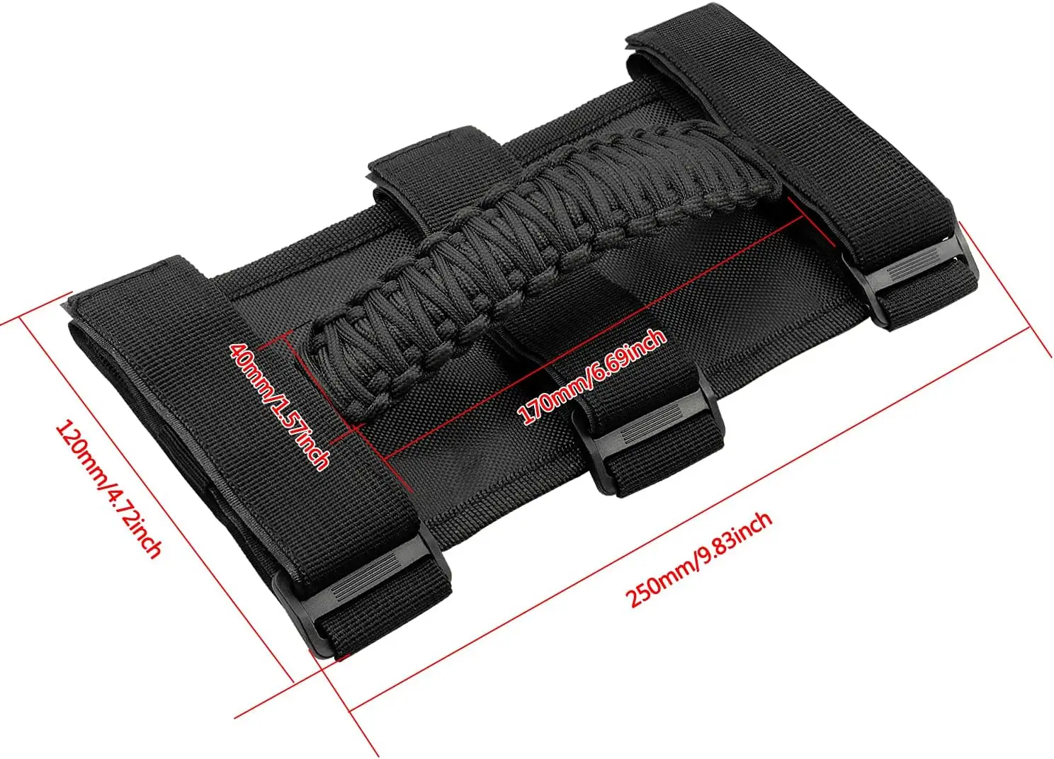 2x Uchwyt kierownicy do Jeep Wrangler YJ TJ JK JKU JL JLU Sports Sahara Freedom Rubicon Unlimited X Gladiator