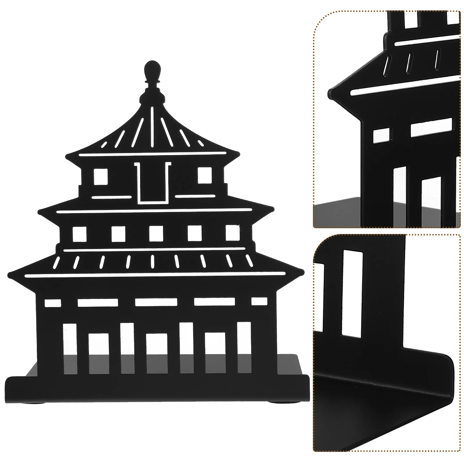 

Metal Bookends Minimalist Design Heavy Duty Book Holder For Home Office Keeps Books Magazines Documents Organized Shelf