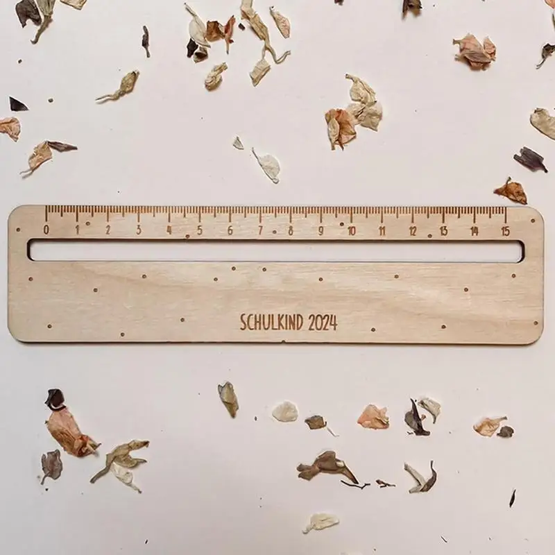 Reading Strips Wooden Reading Tracking Rulers Measuring Ruler For Children Students Teachers Text Guide Reading Tools