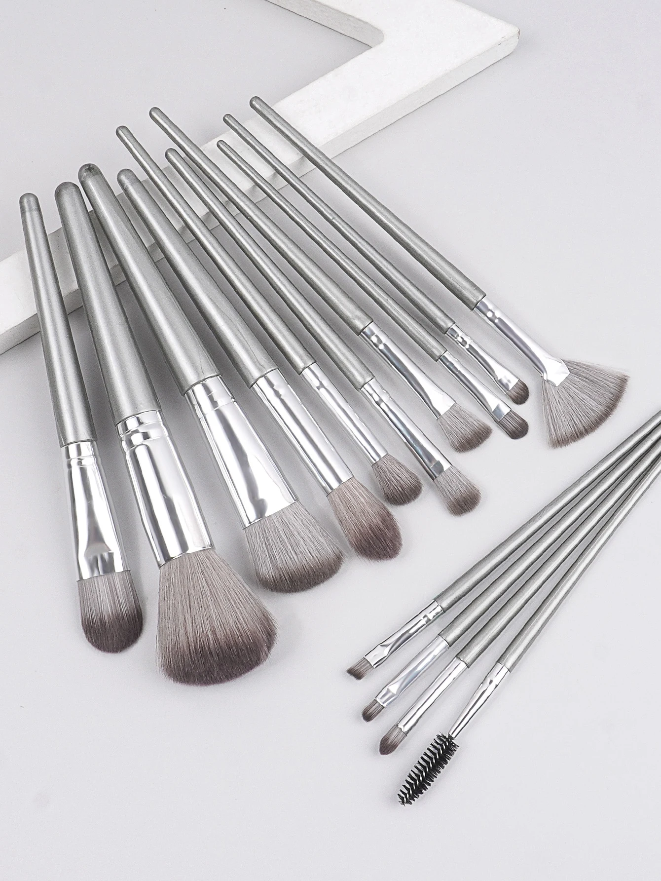 1 Satz 14 Make-up-Pinsel, weiches Haar, Lidschatten, Puder, Rouge, Gesichtsreparatur, Nasenschatten, Make-up-Künstler, komplettes Werkzeugset