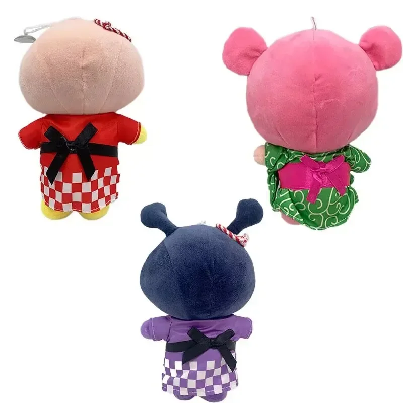 3Pcs/Set Anime Anpanman Plush Doll Stuffed Animals Kids Toys 18-20CM