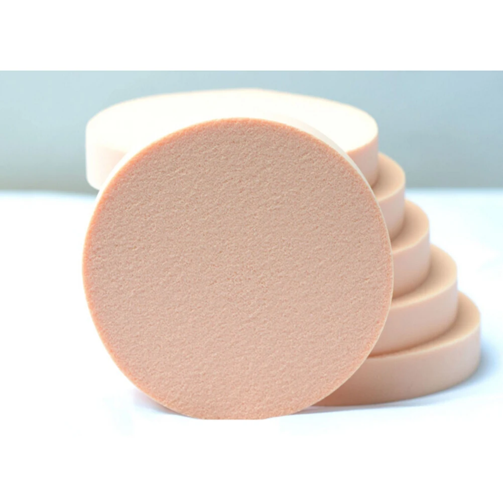 พัฟฟองน้ำสำหรับทาหน้าเนื้อพรีเมียม 10 ชิ้น ปลอดภัยสำหรับผิวหน้า ใช้งานได้ยาวนาน เหมาะสำหรับเครื่องสำอางหลากหลายชนิด