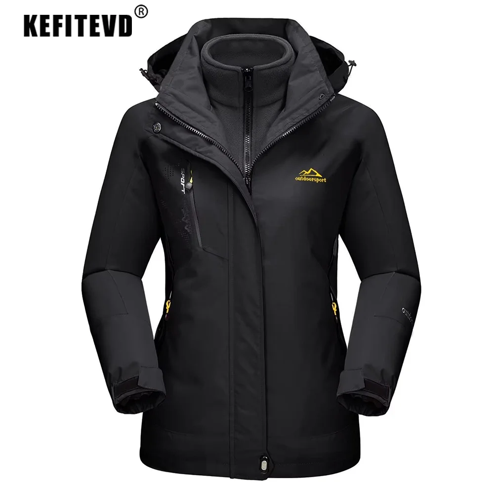 CAMEL CROWN Women's Winter Coat - Waterproof Ski Jacket With Fleece Lining For Outdoor Activities