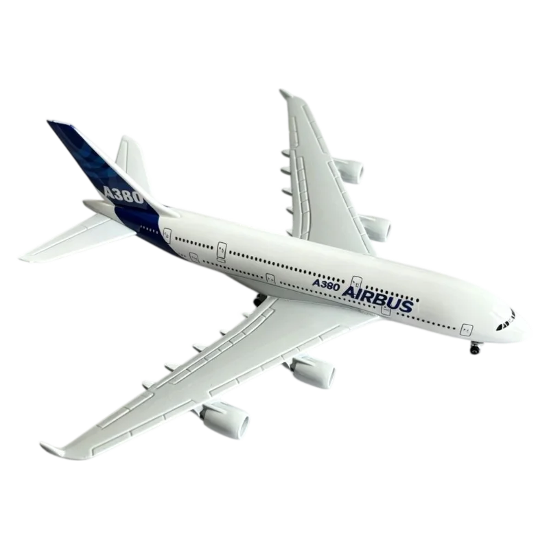 Airbus A380 Prototype 1/400 Scale Diecast Metal 21cm, Airplane Toy, Gift, Aviation, Miniature Model, for Children, Airport