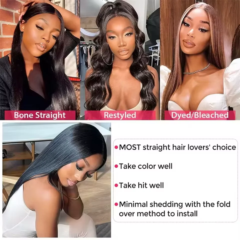 باروكة شعر طبيعي مستقيم بلون ط - مراجعة Human Hair Wigs وسعره