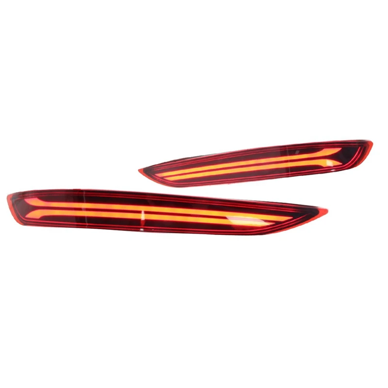 2 PCS Car Rear Bumper Light(LH+RH)Brake Light Warning Light As Shown ABS Automotive Supplies For Chevrolet Equinox 2022