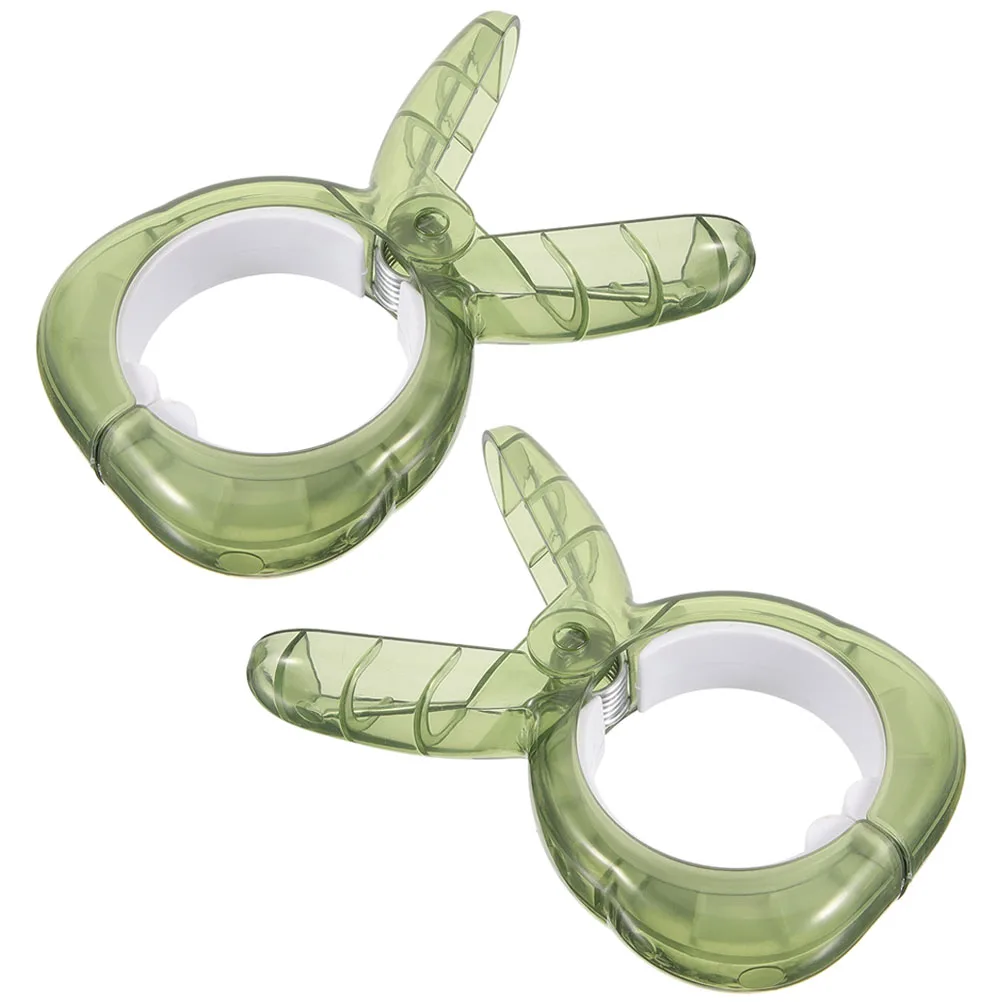 

2pcs Windproof Clothes Clips Large Size Green Camping Outdoor Laundry Pegs Clothespins Sheets Garments Quilt Clamps