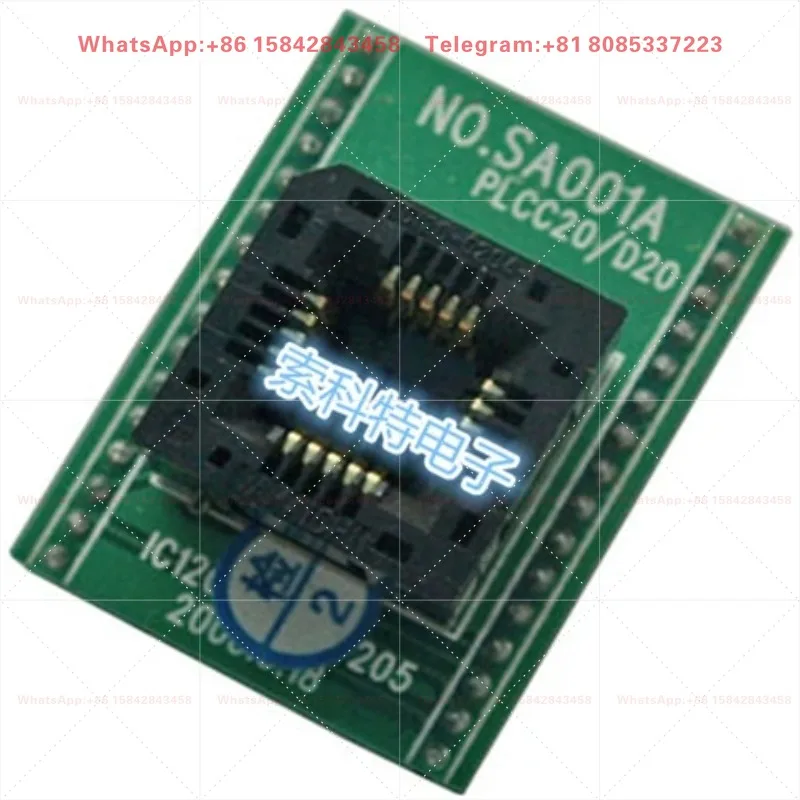 DX2020 PLCC20 Programmer Burner Socket 6100N Programming Socket SA001A Adapter
