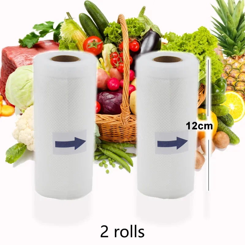 Household Food saver Vacuum bag Storage Bags Machine Film Sealer Vacuum Packer Saran Wrap Food Fresh Long Keeping 1 Roll