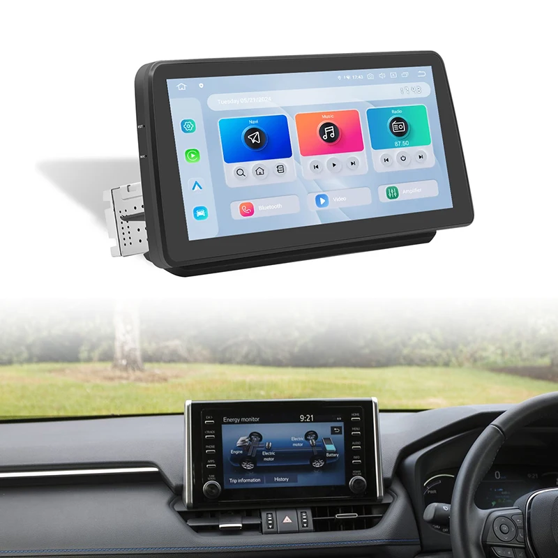 

HOT Dasaita Android Car Radio 2019-2022 for Toyota 5th Gen RAV4 GPS Multimedia Head Unit Carplay Reversing Aid 2019-2022 Car for
