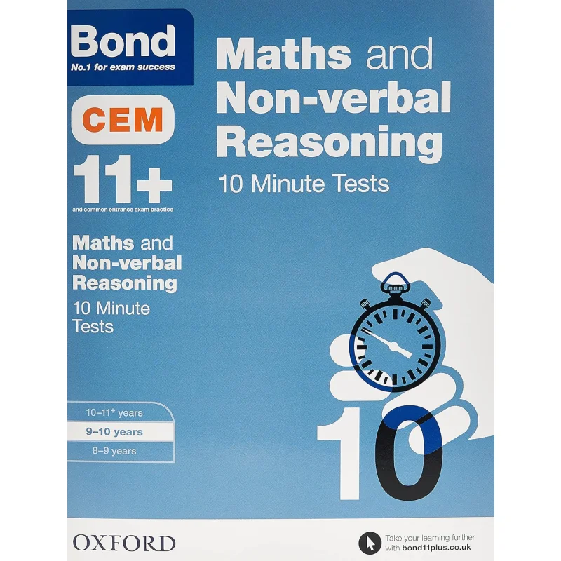 

BOND 11 CEM MATHS NVR 10M TESTS 910 Bond 11 Oxford University Press 9780192746856 Книга